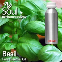 Pure Essential Oil Basil - 500ml - Click Image to Close