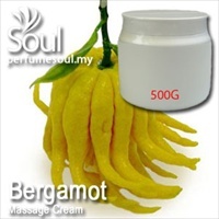 Massage Cream Bergamot - 500g - Click Image to Close