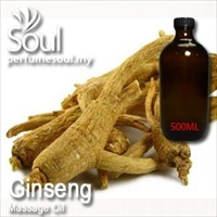 Massage Oil Ginseng - 500ml - Click Image to Close