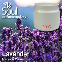 Massage Cream Lavender - 500g - Click Image to Close