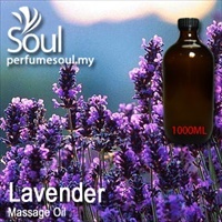 Massage Oil Lavender - 1000ml - Click Image to Close