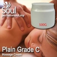 Massage Cream Plain Grade C - 500g - Click Image to Close