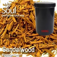Massage Cream Sandalwood - 1000g - Click Image to Close