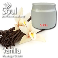 Massage Cream Vanilla - 500g - Click Image to Close
